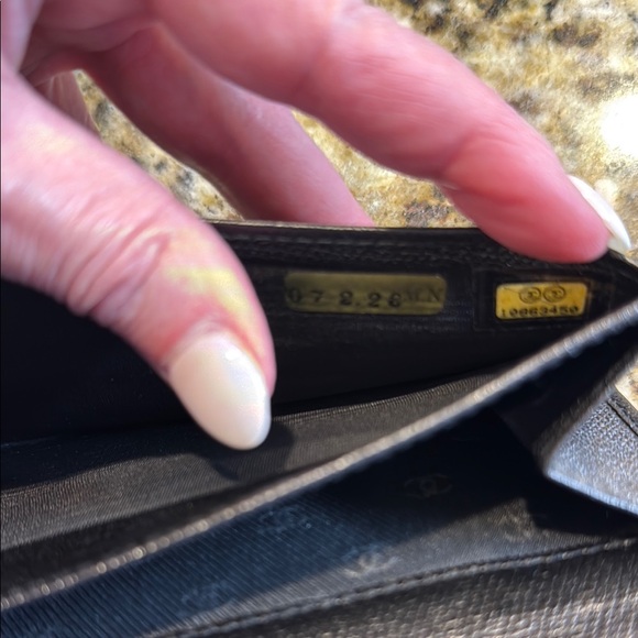 🖤🖤🔥Chanel CC Button Black Leather Wallet 07 - Picture 3 of 11